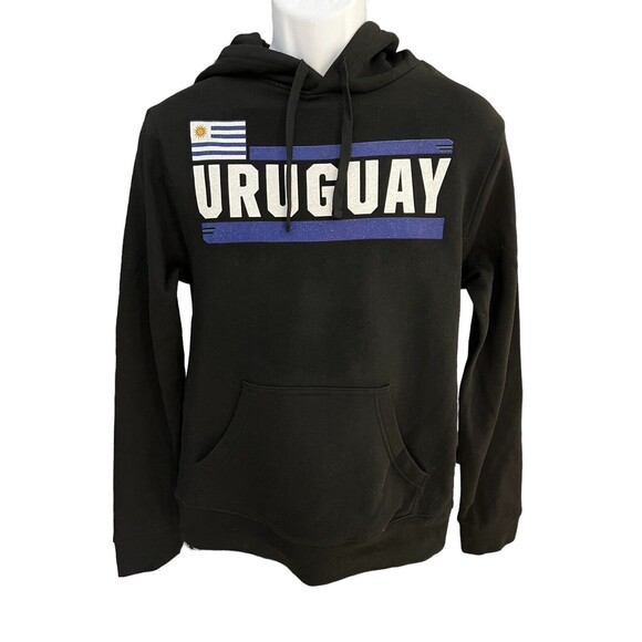 Fanatics men's S Uruguay national team #3 Rodrigo black Pullover Hoodie NWT - Picture 1 of 9